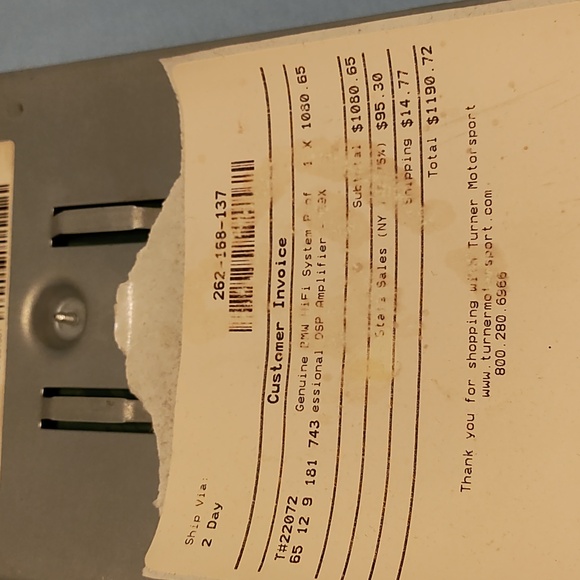 BMW NEW AMPLIFIER NEVER USED E63 - Picture 4 of 9